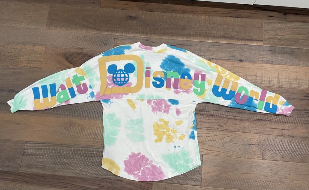 Walt Disney World Park Spirit Jersey Small Tie Dye Puff